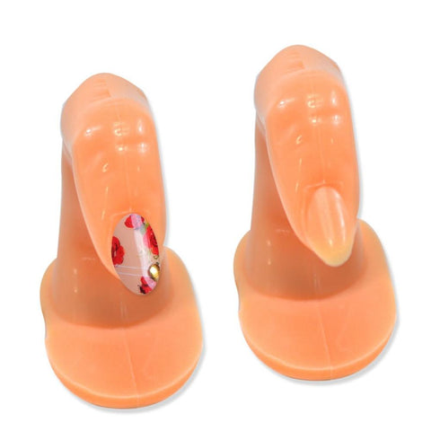 10pcs/lot False Finger With Tips Nail Art Acrylic Model For Practice Makeup Trainer Nails Manicure Tools NJ209 Model A