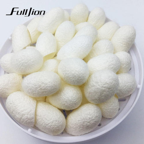 "10pcs/pack HOT Natural silkworm cocoons ball, face care, facial cleanser, exfoliating scrub, blackhead remover peel off"