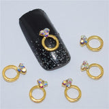 "10psc New Silver Bow 3D Nail Art Decorations,Alloy Nail Charms,Nails Rhinestones  Nail Supplies #070"