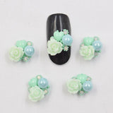 "10psc New Silver Bow 3D Nail Art Decorations,Alloy Nail Charms,Nails Rhinestones  Nail Supplies #070"