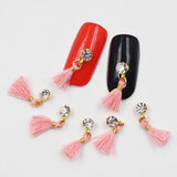 "10psc New Silver Bow 3D Nail Art Decorations,Alloy Nail Charms,Nails Rhinestones  Nail Supplies #070"