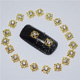 "10psc New Silver Bow 3D Nail Art Decorations,Alloy Nail Charms,Nails Rhinestones  Nail Supplies #070"