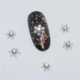 "10psc New Silver Bow 3D Nail Art Decorations,Alloy Nail Charms,Nails Rhinestones  Nail Supplies #070"