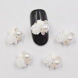 "10psc New Silver Bow 3D Nail Art Decorations,Alloy Nail Charms,Nails Rhinestones  Nail Supplies #070"