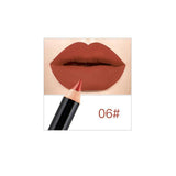 12 Colors Brand Lip Pencils Matte Lipliner Pencil Waterproof Makeup Lips 2018 Matte Lipstick Lip Liner Pen Smooth Nude Cosmetics