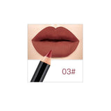 12 Colors Brand Lip Pencils Matte Lipliner Pencil Waterproof Makeup Lips 2018 Matte Lipstick Lip Liner Pen Smooth Nude Cosmetics