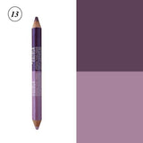 12 Colors Highlighter Glitter Eyeshadow Eyeliner Pen makeup durable Waterproof  sweatproof Double-Ended Eyes Pencil Makeup