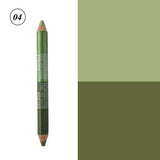 12 Colors Highlighter Glitter Eyeshadow Eyeliner Pen makeup durable Waterproof  sweatproof Double-Ended Eyes Pencil Makeup