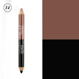 12 Colors Highlighter Glitter Eyeshadow Eyeliner Pen makeup durable Waterproof  sweatproof Double-Ended Eyes Pencil Makeup