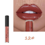 12 Colors Makeup Long Lasting Lipstick Deep Moisturizing Cream Texture Lip Gloss Soft Matte Lip Cream