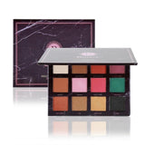 12 Colors Professional Glitter Eyeshadow Pallete Makeup Earth Matte Tints Marble Shades Eyes Make Up Palette Beauty Cosmetic