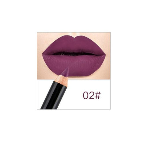 12 Colors Professional Lipliner Makeup Waterproof Lip Liner Pencil Set OA66