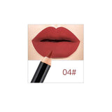 12 Colors Sexy Matte Lip Pencils Women Waterproof Long-lasting Lipliner Pencil Lip Liner Pen Beauty Makeup Cosmetics Tools Drop