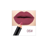 12 Colors Sexy Matte Lip Pencils Women Waterproof Long-lasting Lipliner Pencil Lip Liner Pen Beauty Makeup Cosmetics Tools Drop