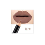 12 Colors Sexy Matte Lip Pencils Women Waterproof Long-lasting Lipliner Pencil Lip Liner Pen Beauty Makeup Cosmetics Tools Drop