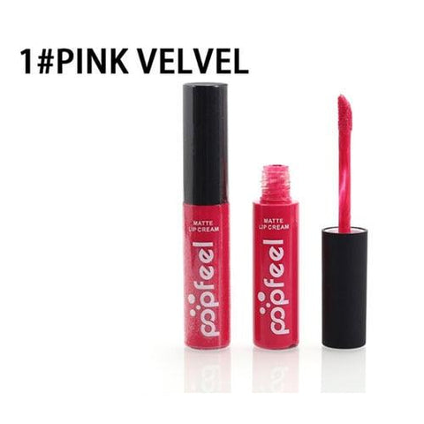 12 Colors Tint liquid Lipstick Matte Lip Gloss Red Velvet Waterproof Long Lasting Lipgloss Sexy Lipstick Tattoo Makeup Brand