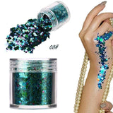 12 Colors body glitter powder Shimmer Loose Sequins Powder Face Body Glitter Paillette Nail Art Decor Makeup 5g 2U0130