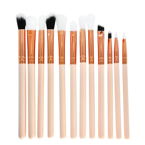 12 Pcs Makeup Brush Set Professional Face Eye Shadow Eyeliner Foundation Blush Pincel Maquiagem Pinceaux Maquillage