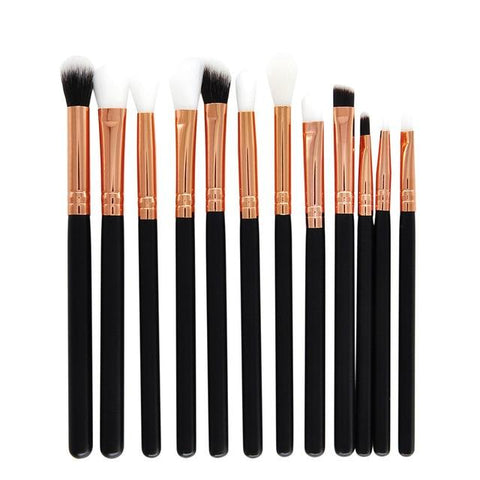 12 Pcs Makeup Brush Set Professional Face Eye Shadow Eyeliner Foundation Blush Pincel Maquiagem Pinceaux Maquillage