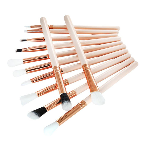 12 Pcs Makeup Brush Set Professional Face Eye Shadow Eyeliner Foundation Blush Pincel Maquiagem Pinceaux Maquillage