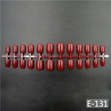120pcs Short False Nails Full Cover Stiletto Coffin Fake Nails ABS Artificial Tips Nail Art Decorations Women Made up