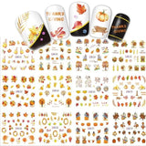 12Designs/sheet Lot Water Decal Transfer Nail Art Nail Stickers Slider Full Cover Sun Flower Daisy Lily Jasmine Primrose