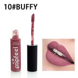 12color Brand Batom Matte Lip Gloss Long Lasting Nude Velvet Lip Cream Tattoo Labiales Matte Liquid Lipstick Cosmetics