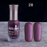 12ml Matte Dull Nail Polish Fast Dry Long Lasting Nail Art Matte Nail Polish Gel #7654