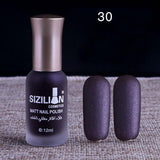 12ml Matte Dull Nail Polish Fast Dry Long Lasting Nail Art Matte Nail Polish Gel #7654