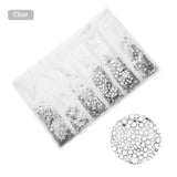 1440PCS Glass Rhinestones for Nail Art Multi-size Crystal Nail Rhinestone 3D Nail Art Decorations Strass Charms MJZ2098