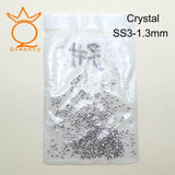 1440pcs Glass 3D Rhinestones For Nail Art Design Gems Nail Decorations Crystal Strass AB Stones SS3-SS10