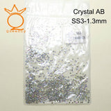 1440pcs Glass 3D Rhinestones For Nail Art Design Gems Nail Decorations Crystal Strass AB Stones SS3-SS10