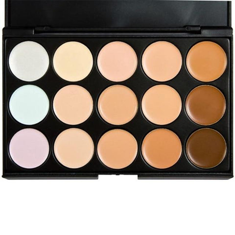 15 Colors Matte Contour Face Cream Concealer Contour Makeup Palette facial Powder Foundation Palette Makeup Set Cosmetic