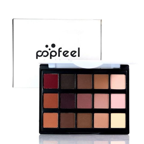 15 Colors Matte Natural Eye Shadow Palette Eye Shadow Nude Eyelid Waterproof Makeup