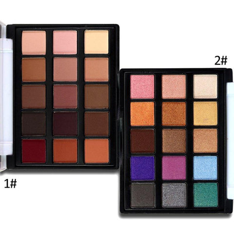 15 Colors Matte Natural Eye Shadow Palette Eye Shadow Nude Eyelid Waterproof Makeup