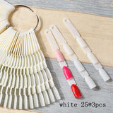 150 color bamboo palette palette nail tools display board three in one nail polish swatch 350