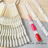 150 color bamboo palette palette nail tools display board three in one nail polish swatch 350