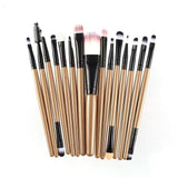 15pcs/set Makeup Brushes Sets Kit Eyelash Lip Foundation Powder Eye Shadow Brow Eyeliner Cosmetic Make Up Brush Beauty Tool