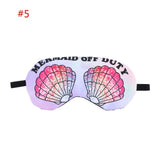 1PC 8Styles Practical Cute Soft New 3D printing Rest Relax EyeShade Sleeping Eye Mask Cover emoji Eyepatch Blindfolds