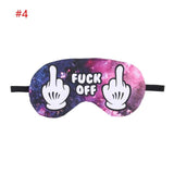 1PC 8Styles Practical Cute Soft New 3D printing Rest Relax EyeShade Sleeping Eye Mask Cover emoji Eyepatch Blindfolds