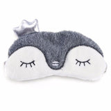 1PC Christmas Deer cute animal eye cover Plush Fabric Sleeping Mask comfort sleep band Eyepatch Winter Cartoon nap sleep mask