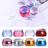 1PC Clear Jelly Silicone Nail Stamper Colorful Handle Chess Nail Art Stamper with Nail Scraper Nail Stamping Tool DIY Set