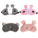 1PC Cute Rabbit/Koala Sleeping Relaxing Sleep Eye Masks Deep Silk Gel Shade Eyepatch Eye Mask Rest Relax Useful Travel Tool