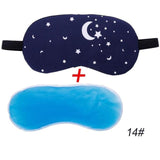 1PC Fashion Sleeping Relaxing Sleep Eye Masks Cooling Ice Gel Eye Shade Eyepatch Mask Rest Relax Useful Travel Care Tool #280206