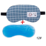 1PC Fashion Sleeping Relaxing Sleep Eye Masks Cooling Ice Gel Eye Shade Eyepatch Mask Rest Relax Useful Travel Care Tool #280206