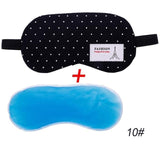 1PC Fashion Sleeping Relaxing Sleep Eye Masks Cooling Ice Gel Eye Shade Eyepatch Mask Rest Relax Useful Travel Care Tool #280206