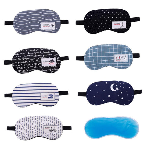 1PC Fashion Sleeping Relaxing Sleep Eye Masks Cooling Ice Gel Eye Shade Eyepatch Mask Rest Relax Useful Travel Care Tool #280206