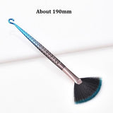 1PC Large Fan Fish  Makeup Brushes Foundation Powder Highlighter Brushes Pinceis Maquiagem Pincel Sereia Make up Brushes