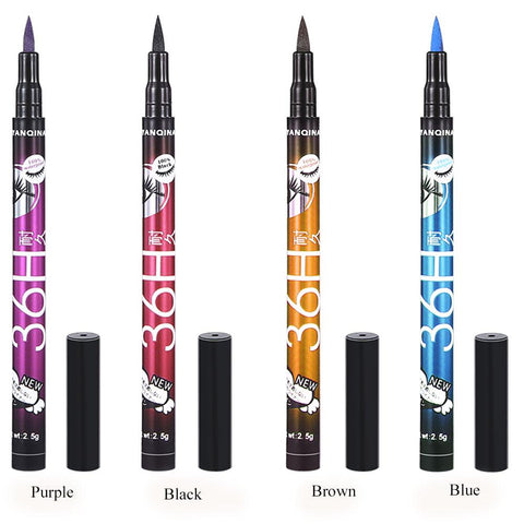 1PC Pro Fashion Eyeliner Pencil Black/Brown/Purple/Blue Waterproof Long-lasting Liquid Eyeliner Pencil Pen Eye Liner Makeup Tool