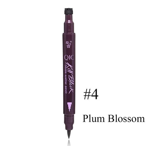 1PC Pro Waterproof Liquid Eyeliner Stamp Eye Liner Pencil Long-last Double Head Eyeliner Stamping Women Beauty Makeup Tools